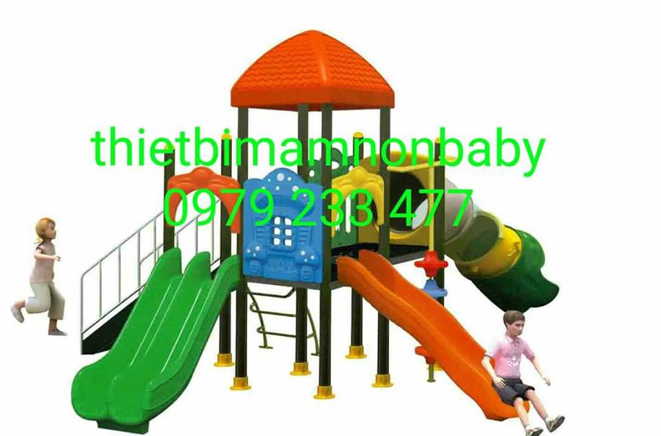 nhà liên hoàn cầu trượt bb-448