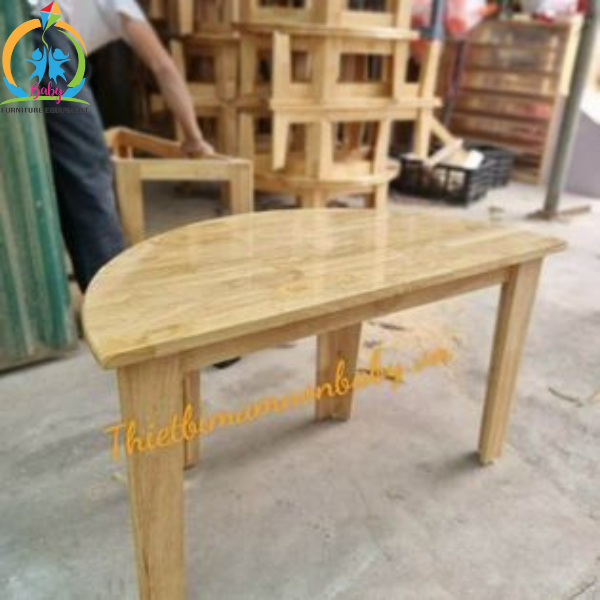 Bàn nửa bán nguyệt chân cao - BB1141