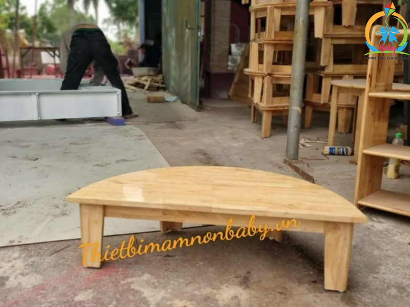 Bàn nửa bán nguyệt thấp- BB1142