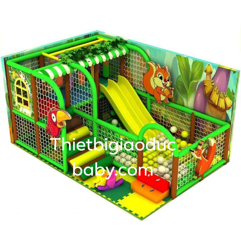 nhà liên hoàn cầu trượt BB-471