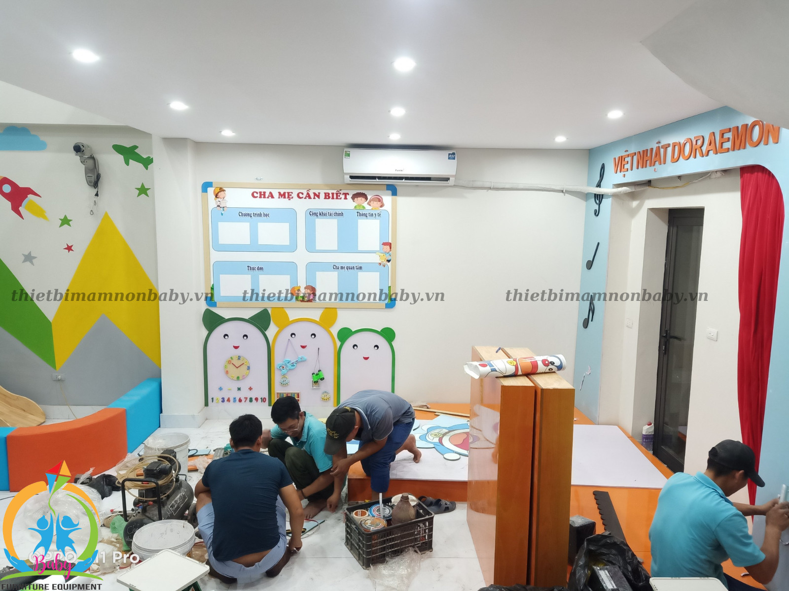 Hình ảnh thi công trường mầm non, khu vui chơi-1082