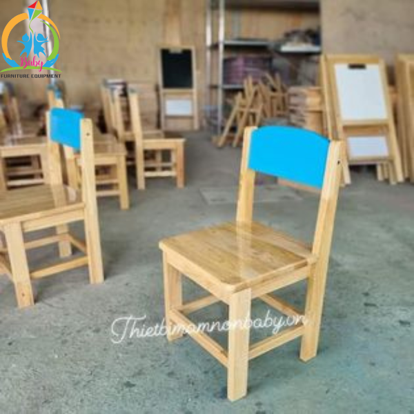 Ghế gỗ sơn tựa sau- BB1148