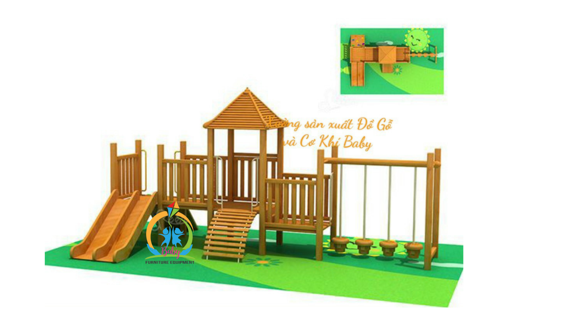 Nhà khối Gỗ BB-080