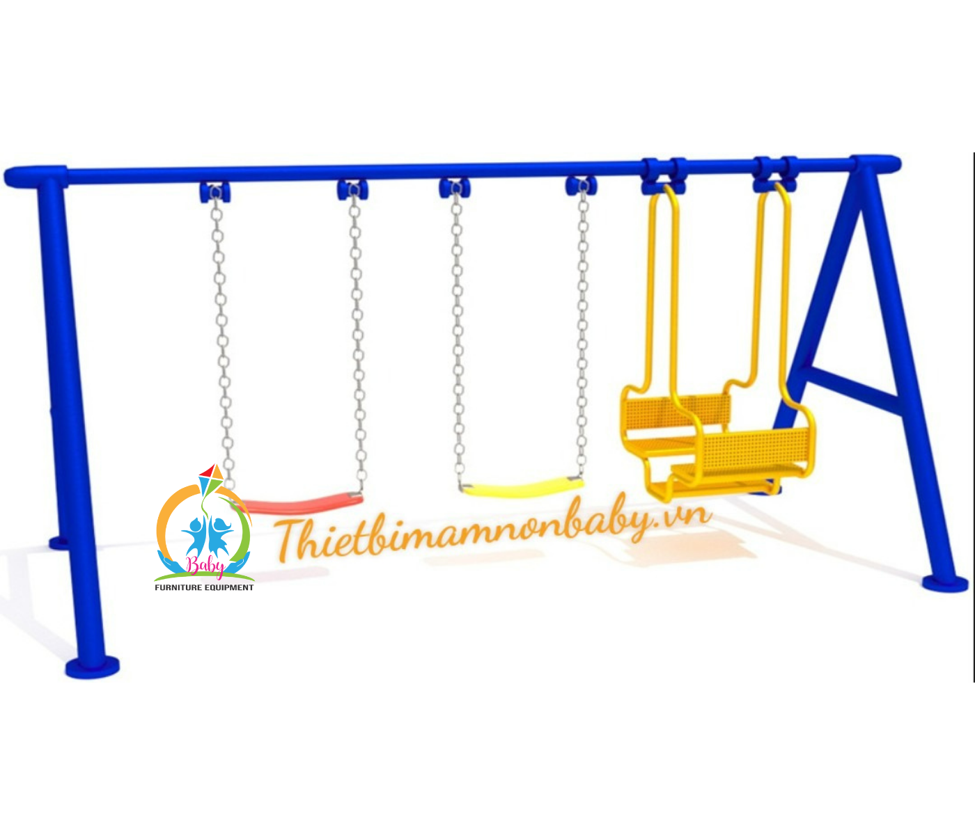 Xích Đu 2 Chỗ Ngồi Kèm Ghế BB-249