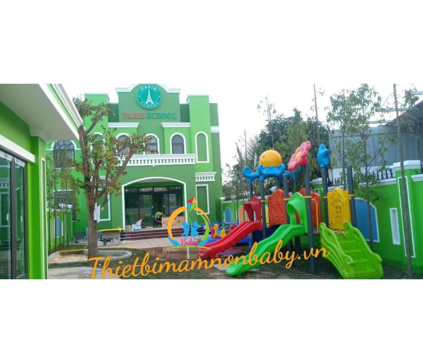 Thiết Kế Thi Công Trường Mầm Non PARI MONTESSORI ĐỒNG HỚI_QUẢNG BÌNH