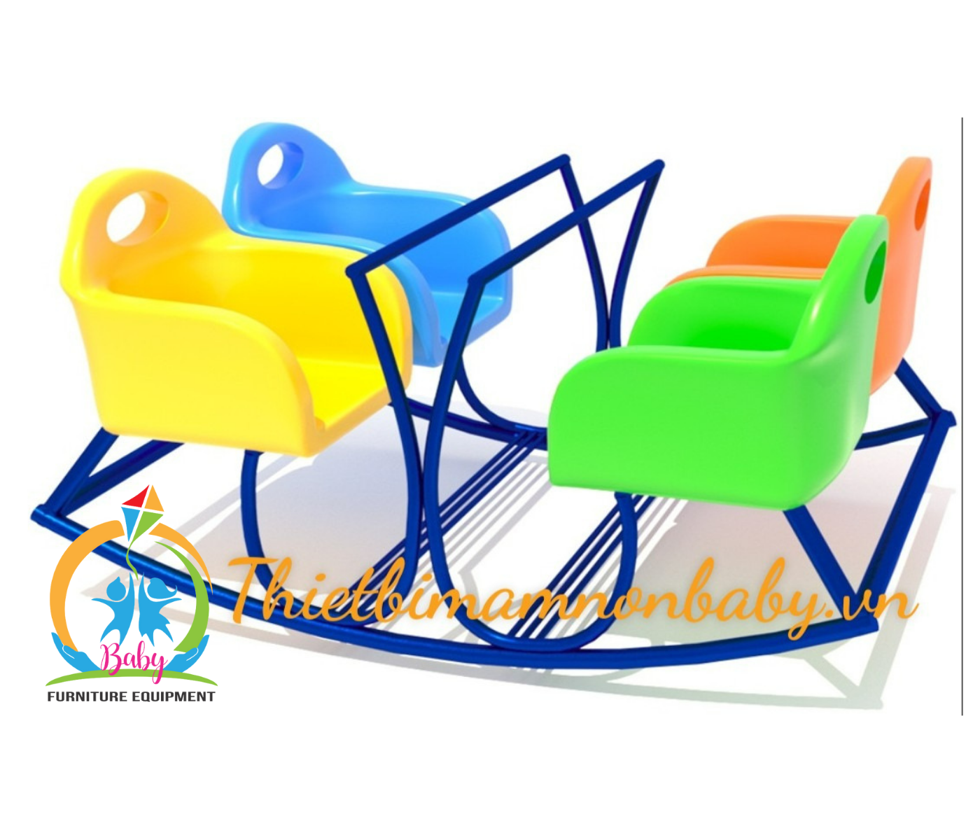 Bập bênh nhựa đúc BB-261