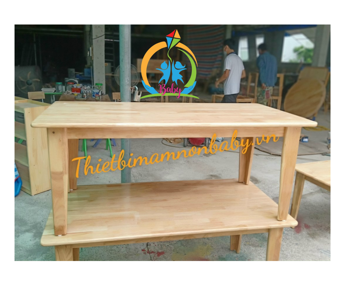 Bàn Gỗ Mầm Non BB-743