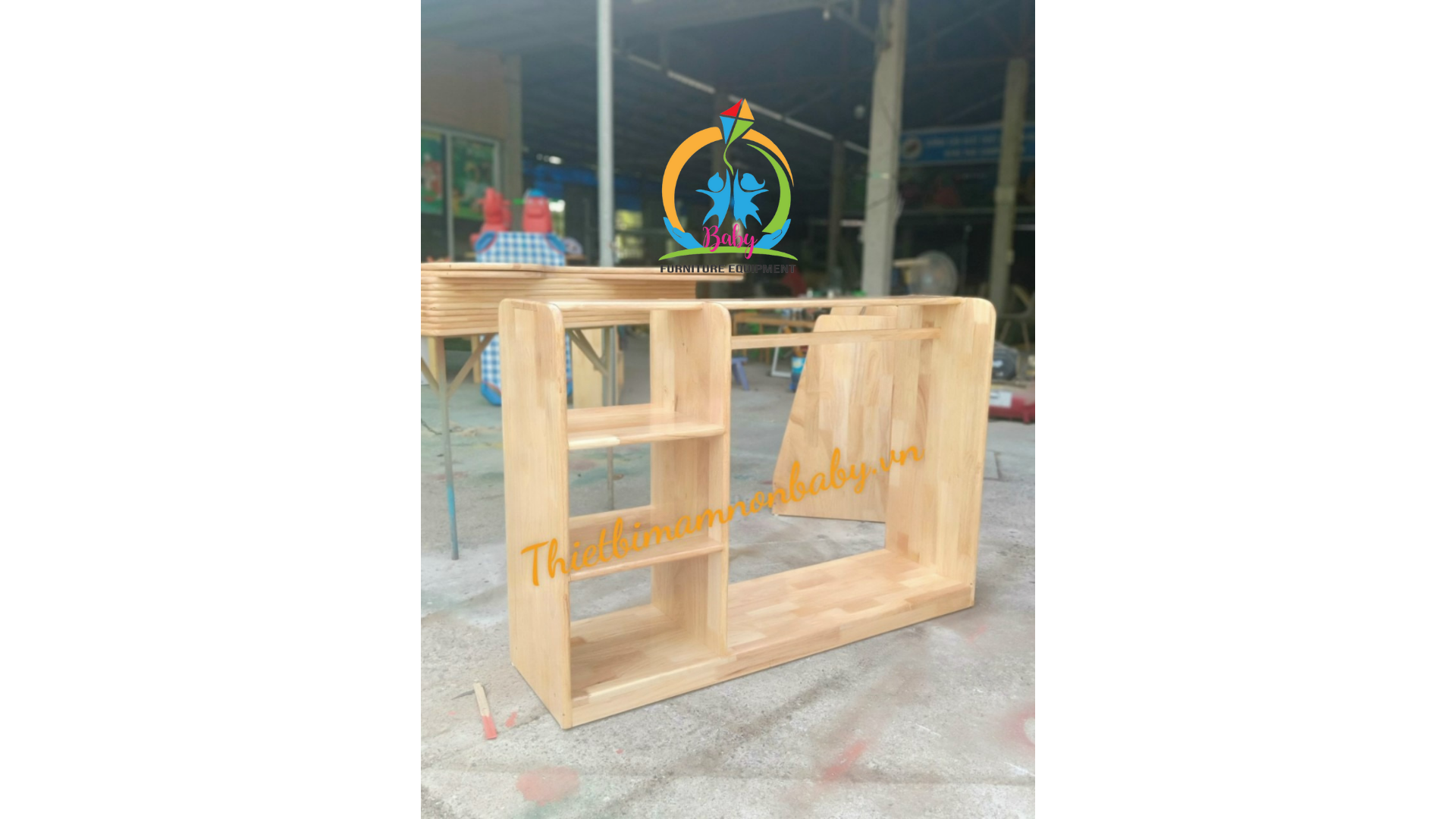 Kệ Gỗ góc thực hành cuộc sống BB-416