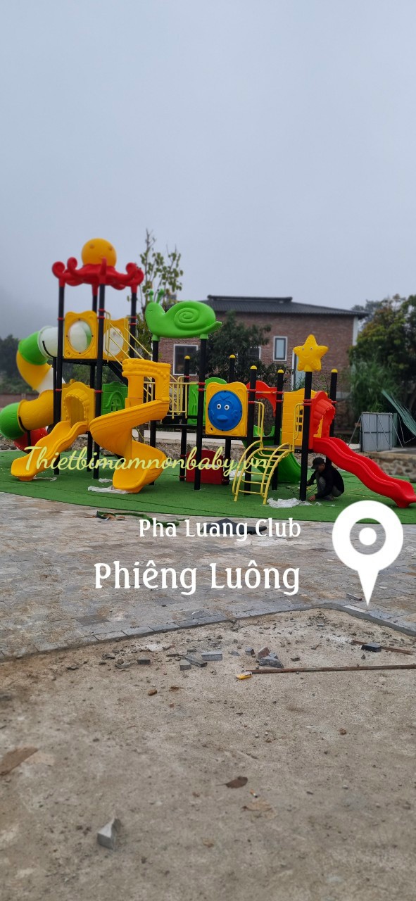 Bộ liên hoàn cầu trượt xích đu BB-1217