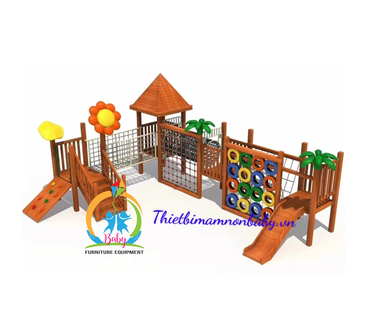 Nhà Liên Hoàn Gỗ BB-1060