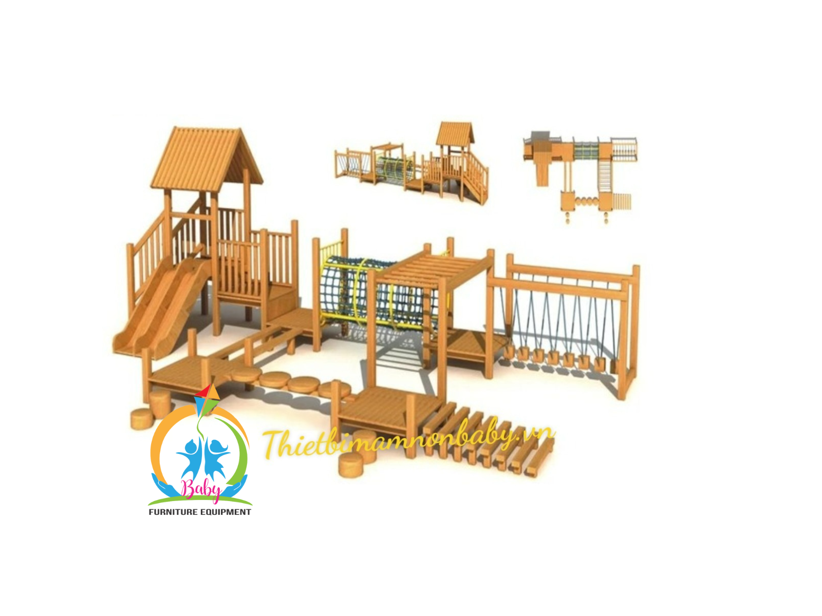 Nhà Khối Gỗ BB-1007