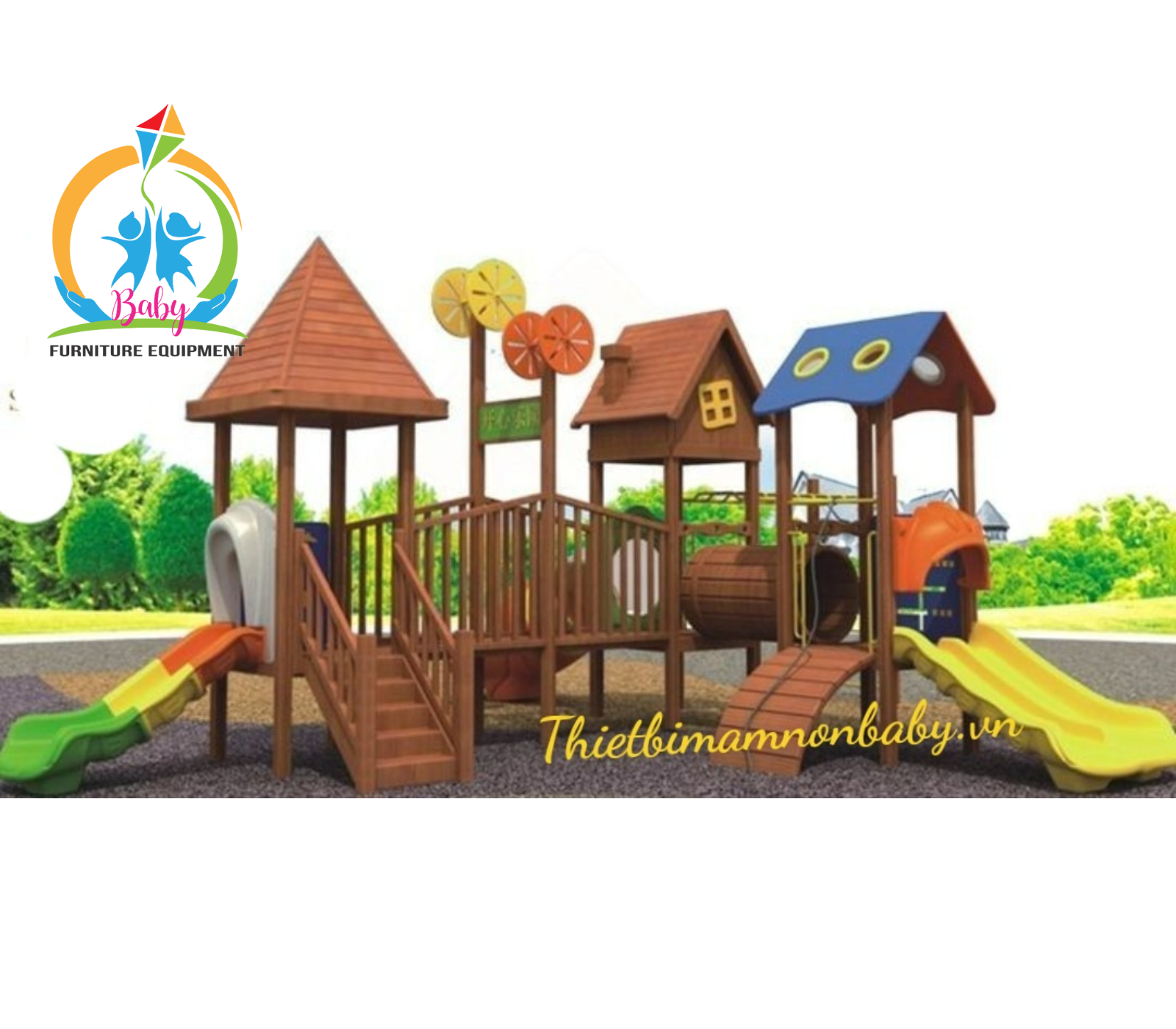 Nhà Liên Hoàn Gỗ BB-1047