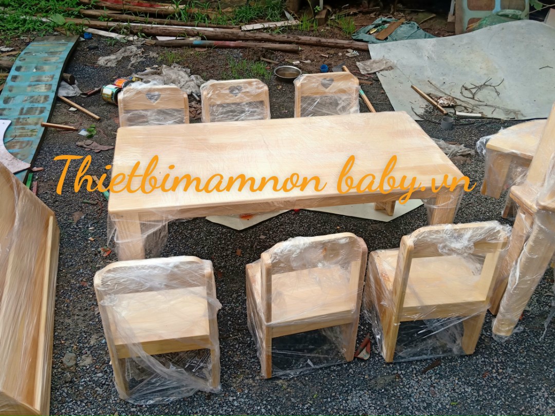 Bàn Gỗ  chữ nhật BB-079