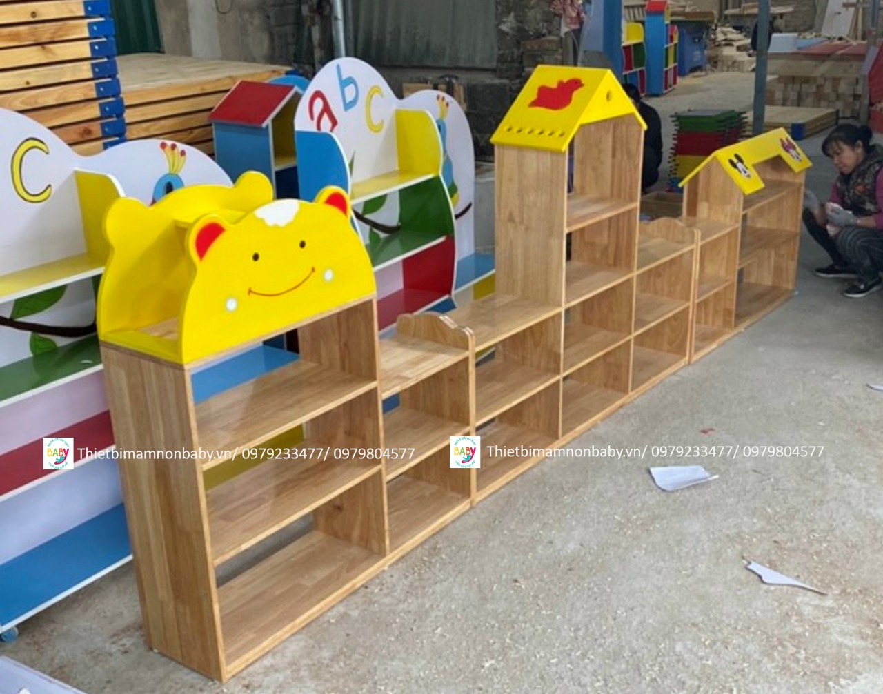 kệ gấu kèm ngôi nhà BB-787